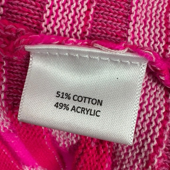 Rhowe Anna Cate Wells Dress In Hot Pink Knit Mini NWT Sz M - Picture 4 of 7